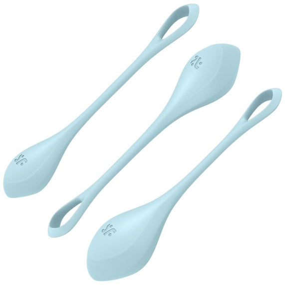 Satisfyer - set da allenamento yoni power 2 blu
