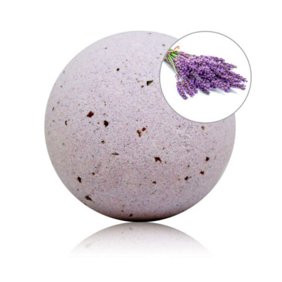 Taloka - bomba da bagno profumata alla lavanda con petali di rosa