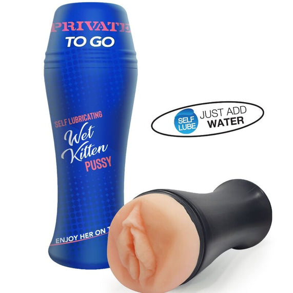 Private - masturbatore wet kitten self lube to go
