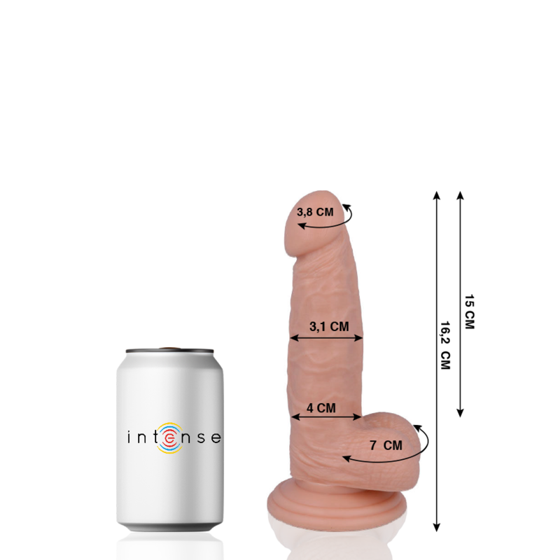 MR INTENSE - 4 PENE REALISTICO 16.2 CM -O- 3.1 CM