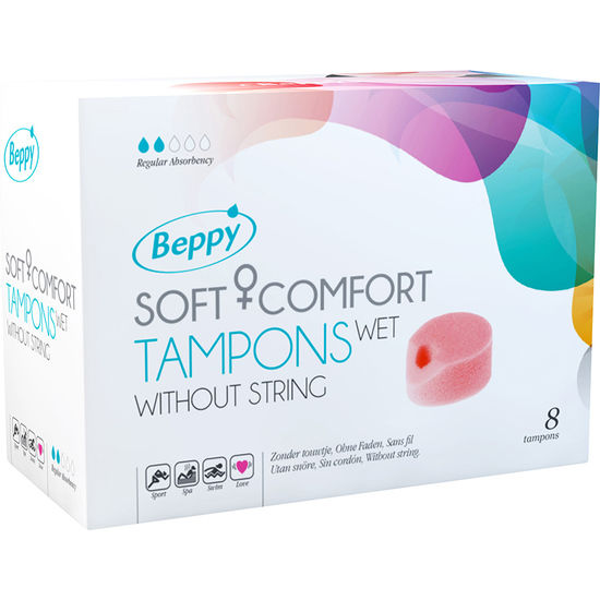 Beppy - soft comfort tamponi bagnati 8 unità