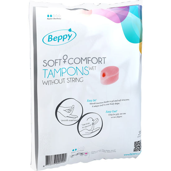 Beppy - soft comfort tamponi bagnati 30 unità